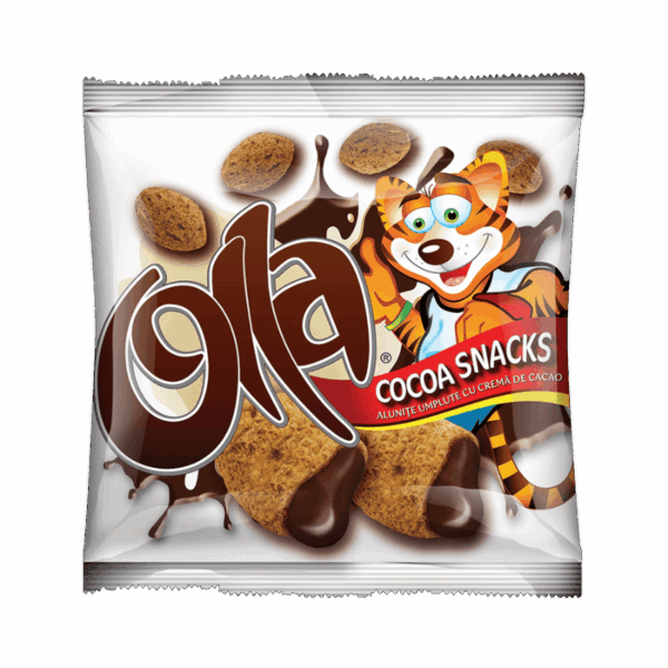 OLLA Snacks - Alunițe umplute cu cremă de cacao 100g