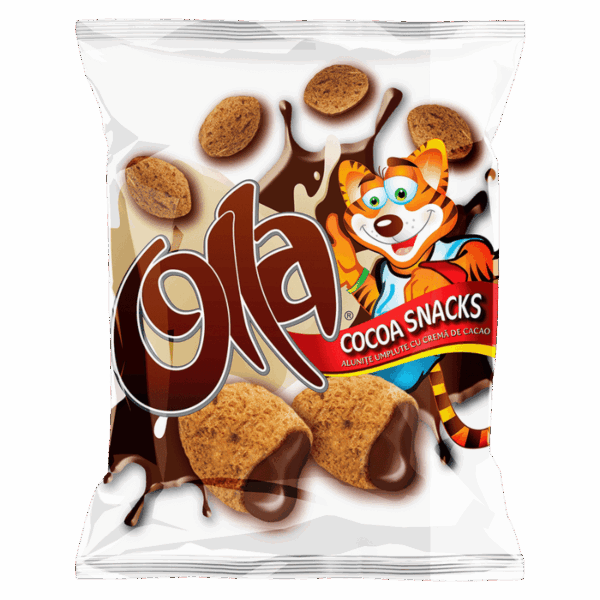 OLLA Snacks - Alunițe umplute cu cremă de cacao 200g