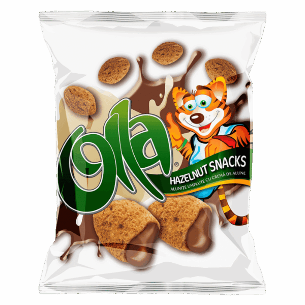 OLLA Snacks - Alunițe umplute cu cremă de alune 200g
