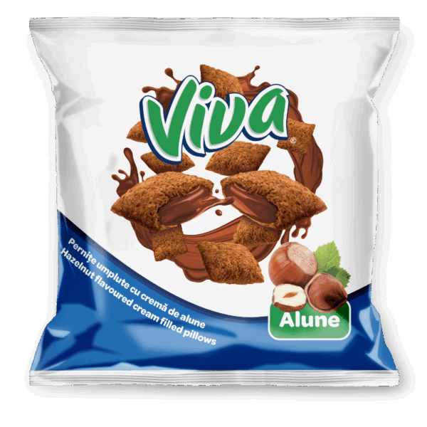 VIVA Pernițe umplute cu cremă de alune 100g