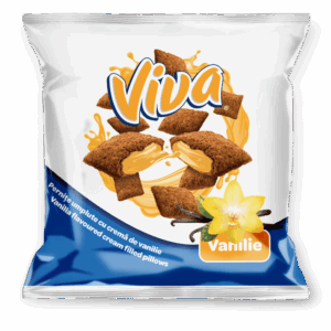 VIVA Pernițe umplute cu cremă de vanilie 100g