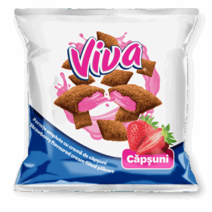 VIVA Pernițe umplute cu cremă de căpșuni 100g