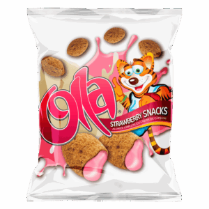 OLLA Snacks - Alunițe umplute cu cremă de căpșuni 200g