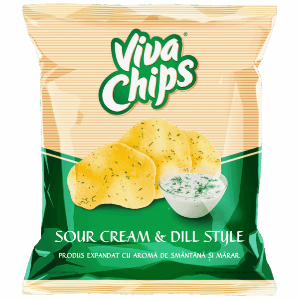 viva chips smantana si marar 50gr