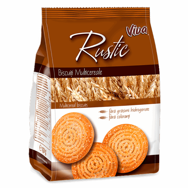 VIVA RUSTIC - Biscuiți multicereale 150g