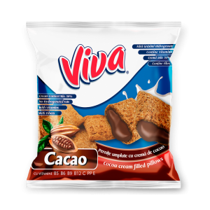 VIVA Pernițe umplute cu cremă de cacao 100g -0