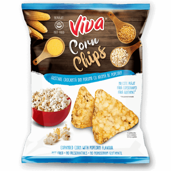Viva corn Chips cu popcorn