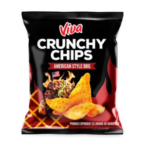 VIVA Crunchy Chips cu aromă de barbeque