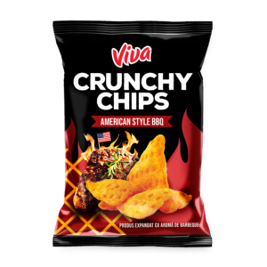 VIVA Crunchy Chips cu aromă de barbeque