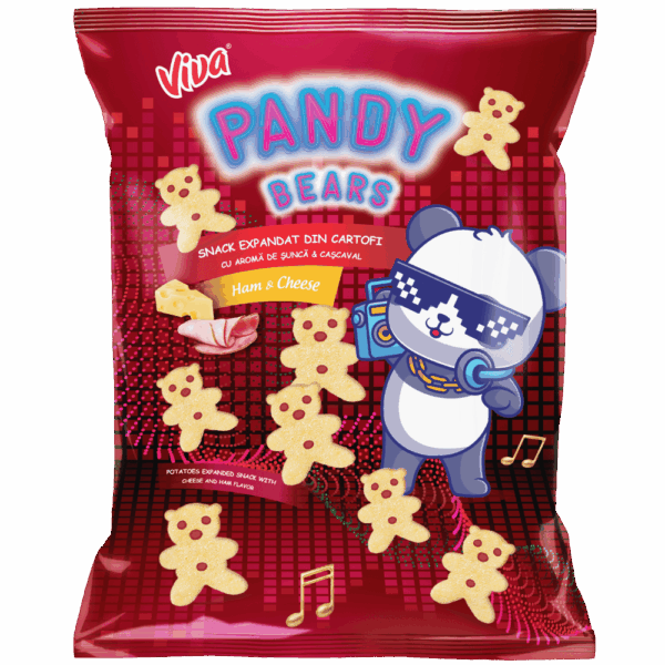 Pandy Bears cu ham & Cheese 80g