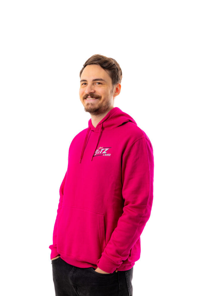 Hanorac cu gluga Bitz&Bites fucsia