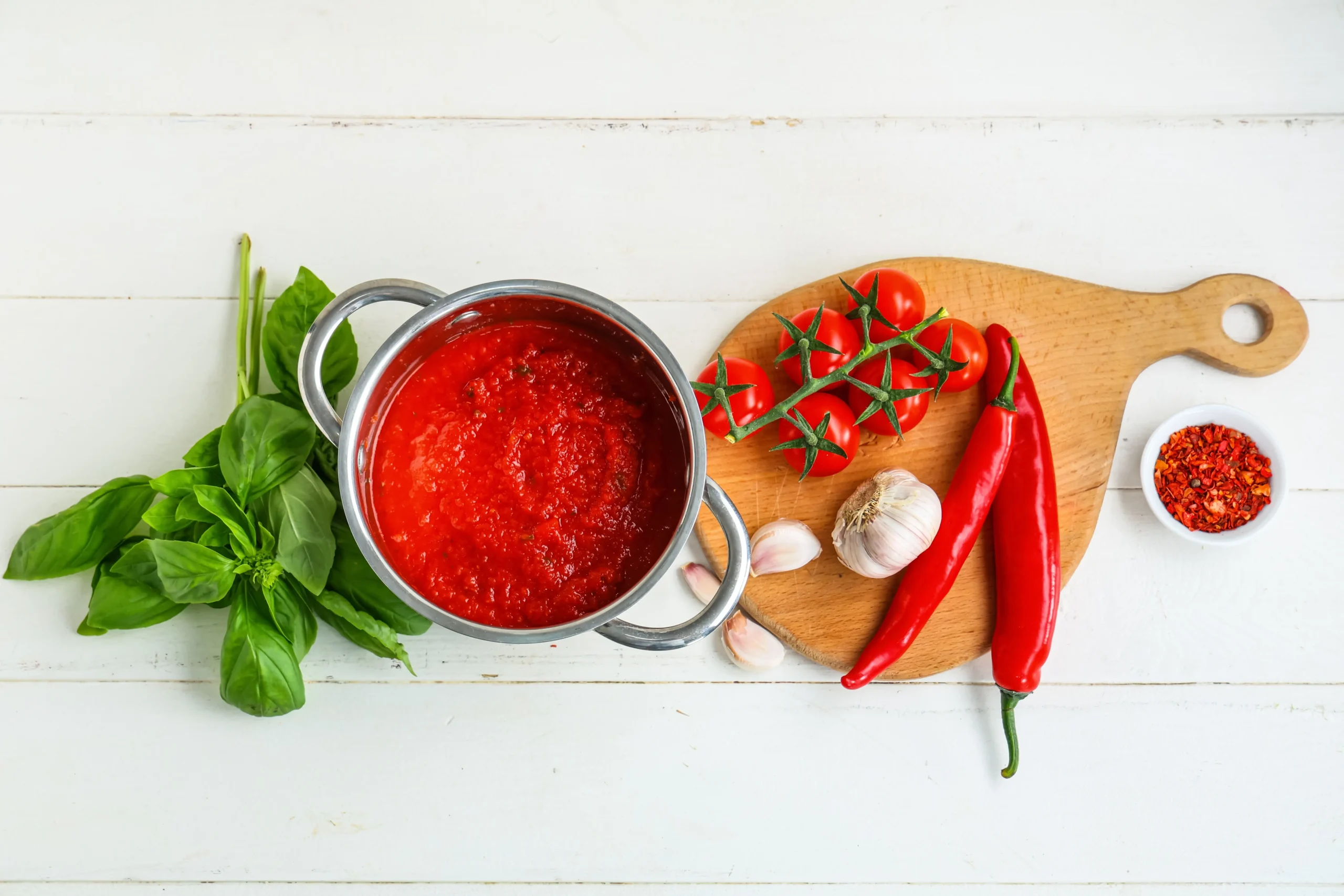 Cover articol Sos de roșii cu usturoi rețetă rapidă