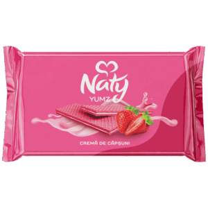 NATY Napolitane Yumz cu cremă de Căpșuni 110g