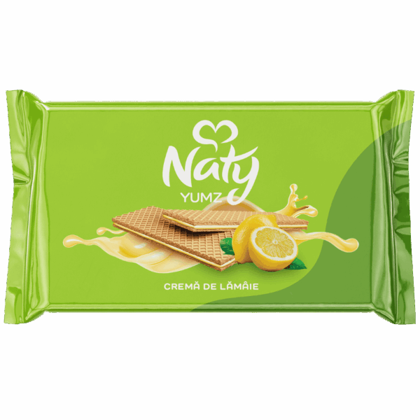 NATY Napolitane Yumz cu cremă de Lămâie 110g