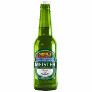 MEISTER Bere Premium Pils 0.33L sticlă