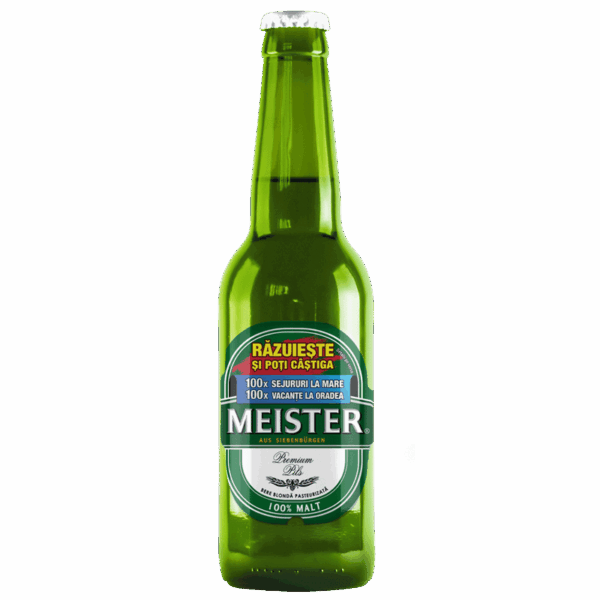 MEISTER Bere Premium Pils 0.33L sticlă