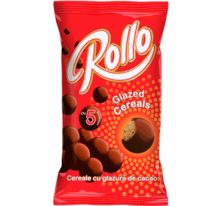 ROLLO Cereale cu glazură de cacao 100g