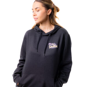 Hanorac cu gluga Me Gusta negru femei