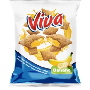 VIVA Pernițe umplute cu cremă de banane 200g