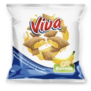 VIVA Pernițe umplute cu cremă de banane 100g