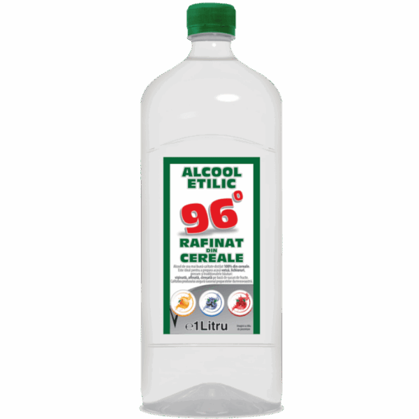 ALCOOL ETILIC RAFINAT 96% - 1L PET