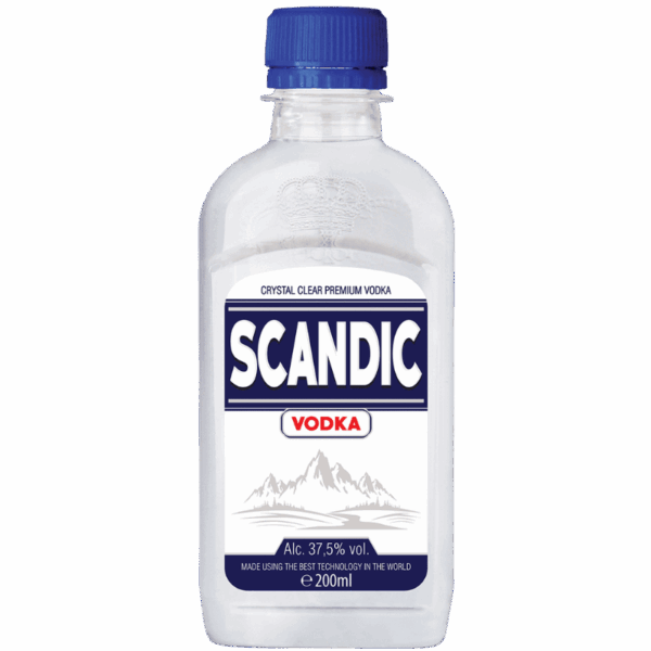 VODKA SCANDIC 37,5% - 0,2L PET
