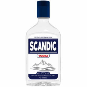 VODKA SCANDIC 37,5% - 0.5L PET