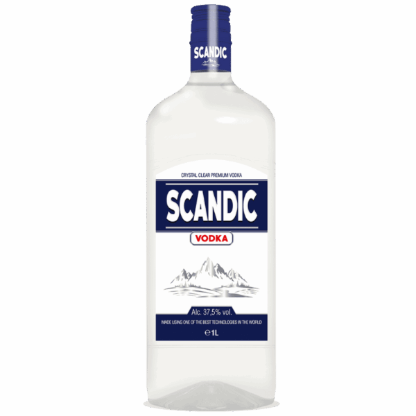VODKA SCANDIC 37,5% - 1L PET