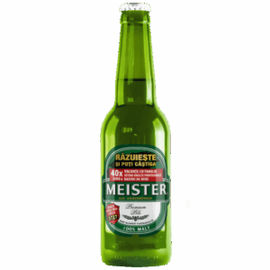 MEISTER Bere Premium Pils 0.33L sticlă