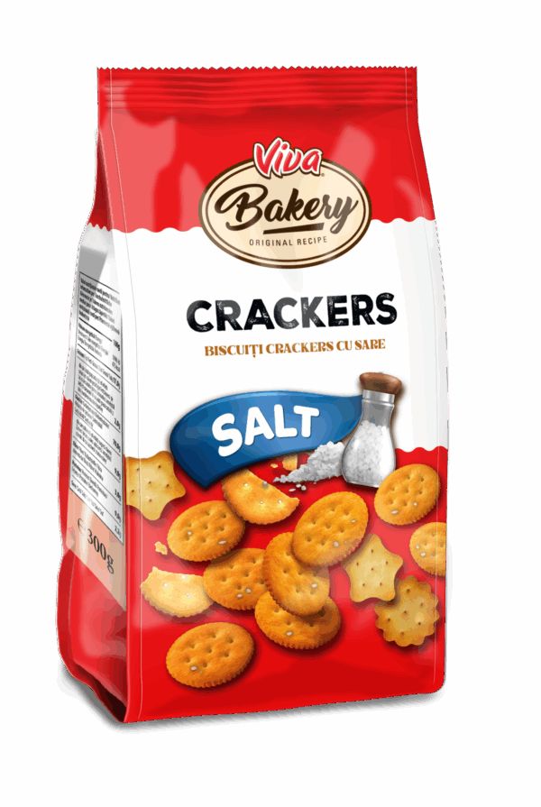VIVA BAKERY BISCUITI CRACKERS CU SARE 100G