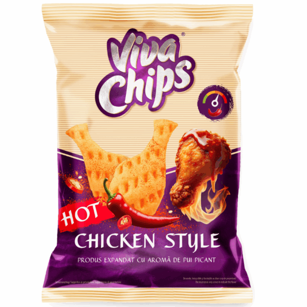 Descoperă chipsurile cu pui picant de la Viva – crocante, condimentate și pline de gust. Comandă online gustarea perfectă!