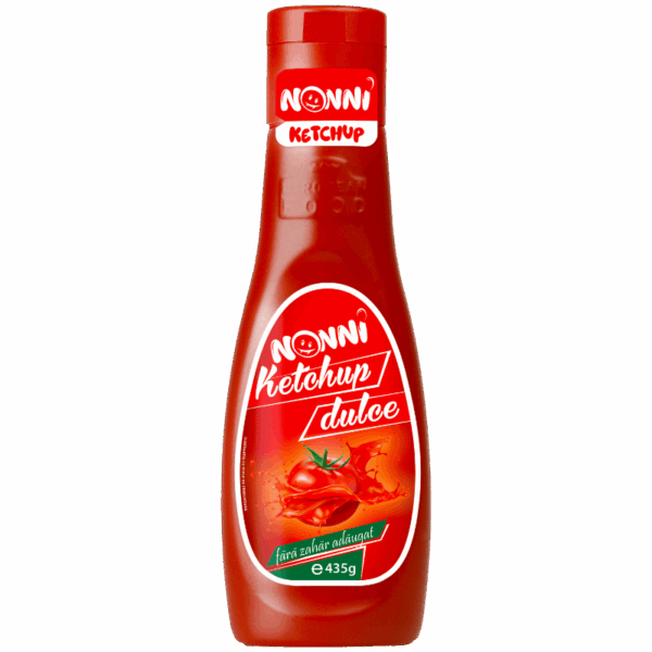 NONNI Ketchup dulce fără zahăr adăugat – 435 gr