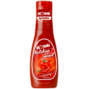 NONNI Ketchup Picant fără zahăr adăugat – 435 gr