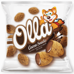 OLLA Snacks - Alunițe umplute cu cremă de cacao