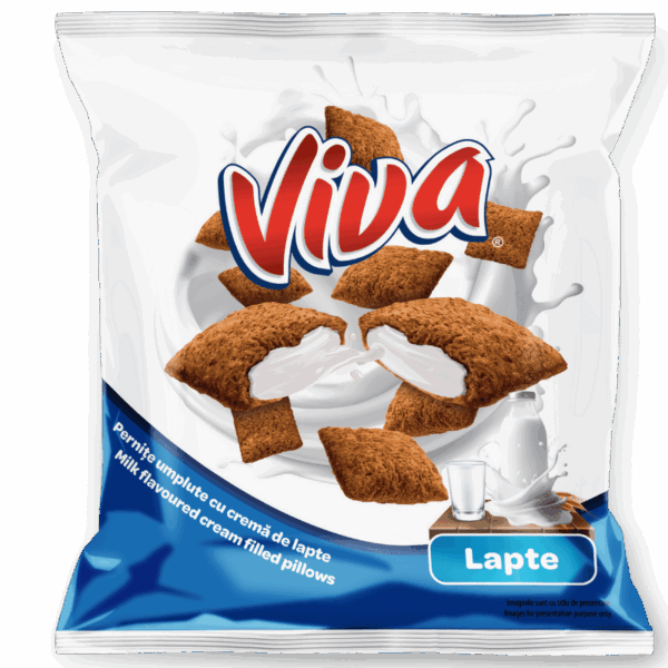 Viva Pernițe Umplute cu Cremă de Lapte – 100 gr