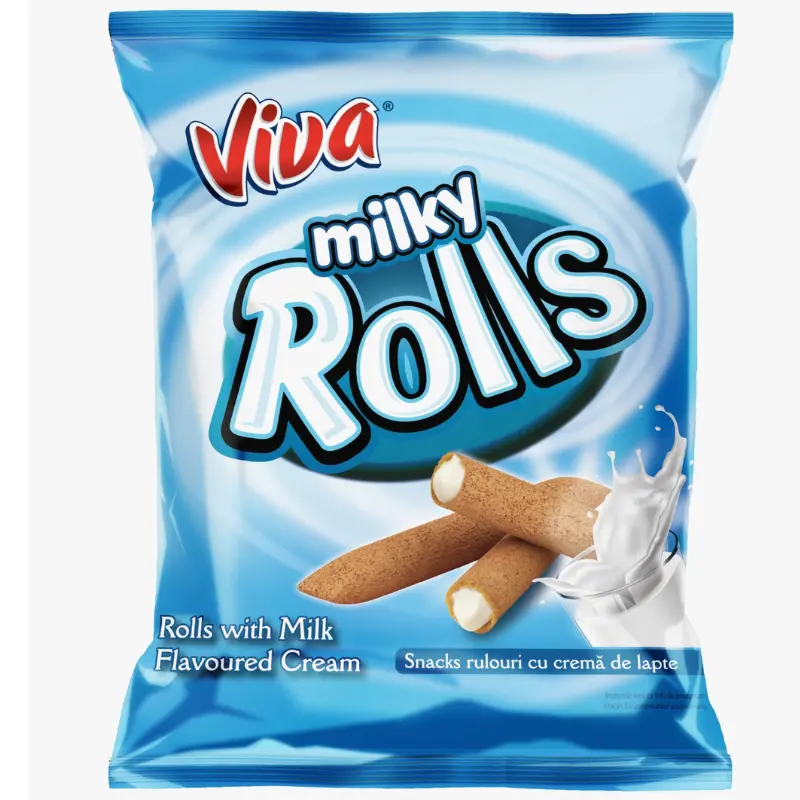 Viva Rolls cu lapte