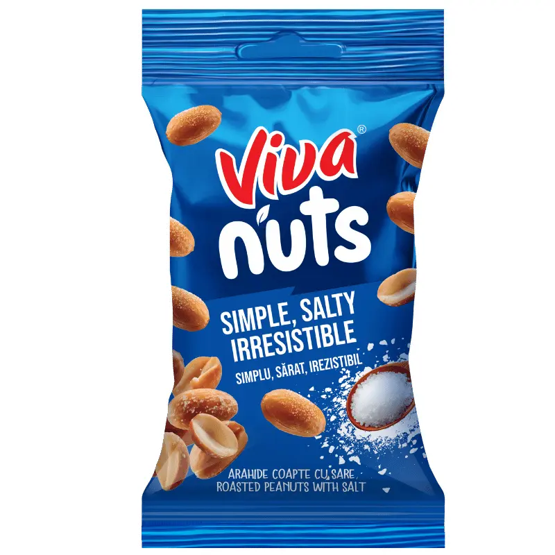 Viva Nuts – Arahide Coapte cu Sare – 100 gr