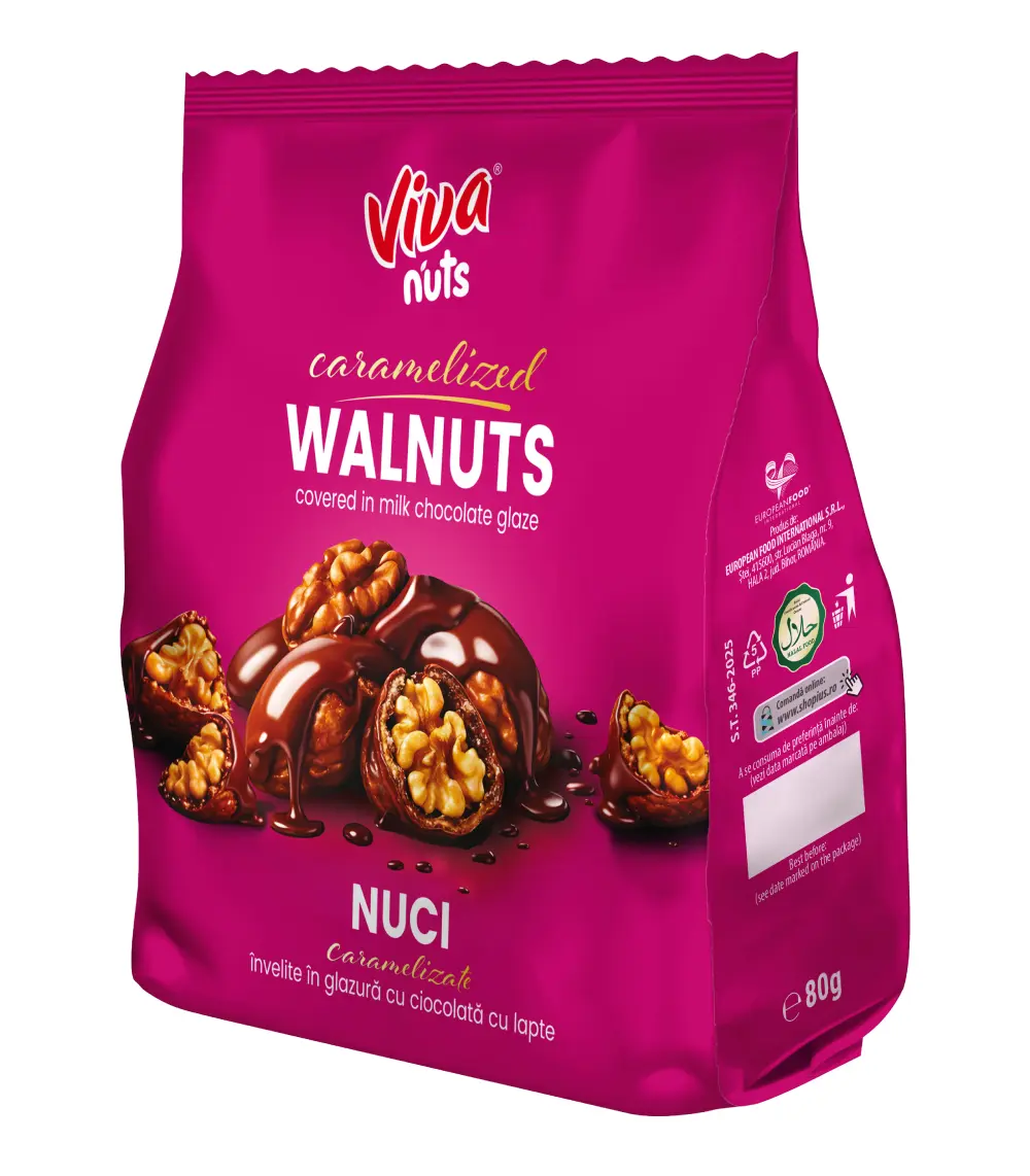 viva nuts nuci caramelizate si glazurate in ciocolata