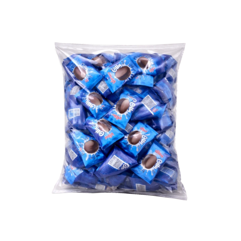 Viva Olly – Biscuiți Sandwich cu Cacao și Cremă de Lapte Înveliți în Ciocolată 1 kg