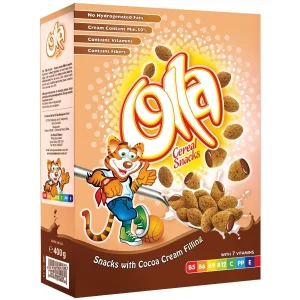 Cutie Cereale Olla – Alunițe Umplute cu Cremă de Cacao 400 g