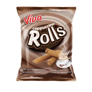 Viva Rum Rolls – Snacks cu Cremă de Rom 100g