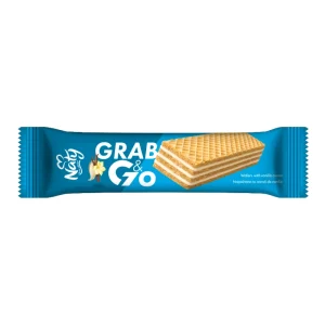 Ambalaj Naty Grab&Go 28 g, napolitană cu cremă de vanilie.
