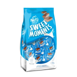 Naty Sweet Moments – Napolitane cu Cremă de Lapte 700 g